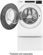 Whirlpool – 4.5 Cu. Ft. High-Efficiency Stackable Front Load Washer with Steam and Quick Wash Cycle – White - Image 16