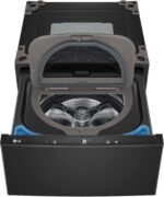 LG – SideKick 1.0 Cu. Ft. High-Efficiency Smart Top Load Pedestal Washer – Black steel - Image 13