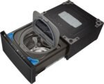 LG – SideKick 1.0 Cu. Ft. High-Efficiency Smart Top Load Pedestal Washer – Black steel - Image 12