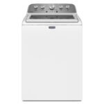 Maytag – 4.8 Cu. Ft. High Efficiency Top Load Washer with Extra Power Button – White