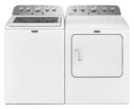 Maytag – 4.8 Cu. Ft. High Efficiency Top Load Washer with Extra Power Button – White - Image 3