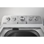 Maytag – 4.8 Cu. Ft. High Efficiency Top Load Washer with Extra Power Button – White - Image 11