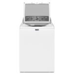 Maytag – 4.8 Cu. Ft. High Efficiency Top Load Washer with Extra Power Button – White - Image 2