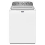 Maytag – 5.2 Cu. Ft. High Efficiency Top Load Washer with Extra Power Button – White
