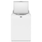 Maytag – 5.2 Cu. Ft. High Efficiency Top Load Washer with Extra Power Button – White - Image 2