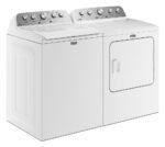 Maytag – 5.2 Cu. Ft. High Efficiency Top Load Washer with Extra Power Button – White - Image 6