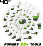 40V 21″ Cordless Battery Self-Propelled Lawn Mower w/ 5.0Ah Battery & Charger - Image 11