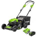 40V 21″ Cordless Battery Self-Propelled Lawn Mower w/ 5.0Ah Battery & Charger