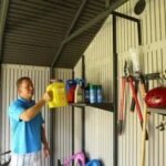 Lifetime 11 Ft. X 21 Ft. Outdoor Storage Shed With Tri-Fold Doors - Image 7