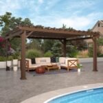 Backyard Discovery 16 ft. x 12 ft. Steel Traditional Pergola - Image 13