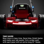 Flex-Force 60V Cordless 2-Tool Combo Kit 22 in. Recycler Walk Behind Lawn Mower & Leaf Blower w/Charger & Batteries - Image 5