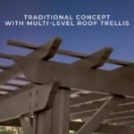 16X12 ASHFORD TRADITIONAL STEEL PERGOLA WITH SAIL SHADE SOFT CANOPY - Image 2