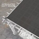 14X12 HAWTHORNE TRADITIONAL STEEL PERGOLA WITH SAIL SHADE SOFT CANOPY - Image 3
