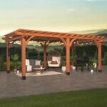 20X12 BEAUMONT PERGOLA – BROWN - Image 26