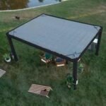 16X12 TRENTON MODERN STEEL PERGOLA WITH SAIL SHADE SOFT CANOPY - Image 6