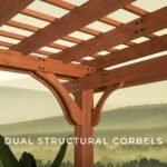 20X12 BEAUMONT PERGOLA – BROWN - Image 8