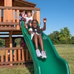 Woodridge Elite All Cedar Wooden Swing Set - Image 9