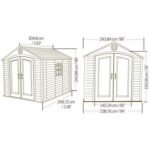 Lifetime 8 ft. x 10 ft. Outdoor Storage Shed – 60056 - Image 2