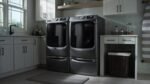 Maytag – 4.8 Cu. Ft. High Efficiency Stackable Front Load Washer with Steam and Extra Power Button – Metallic slate - Image 6