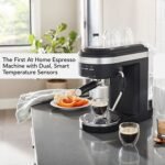 KitchenAid KES6404BM – Semi-Automatic Espresso Machine and Automatic Milk Frother Attachment – Matte Black - Image 4