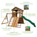Backyard Discovery Endeavor Cedar Swing Set - Image 6
